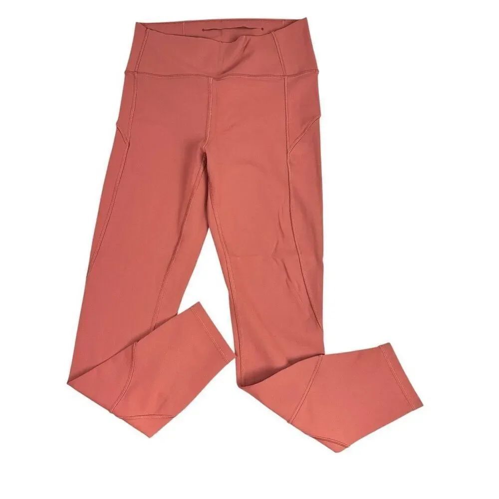 Lululemon Size 6 In Movement 7/8 Tight 25" Red Bronzer